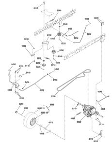 Motion Drive Group - Hydro Drive - Hydro Gear T2 (7501094a) Diagram and Parts List for 2691198-00-MT155380 2013 Briggs and Stratton Lawn Tractor